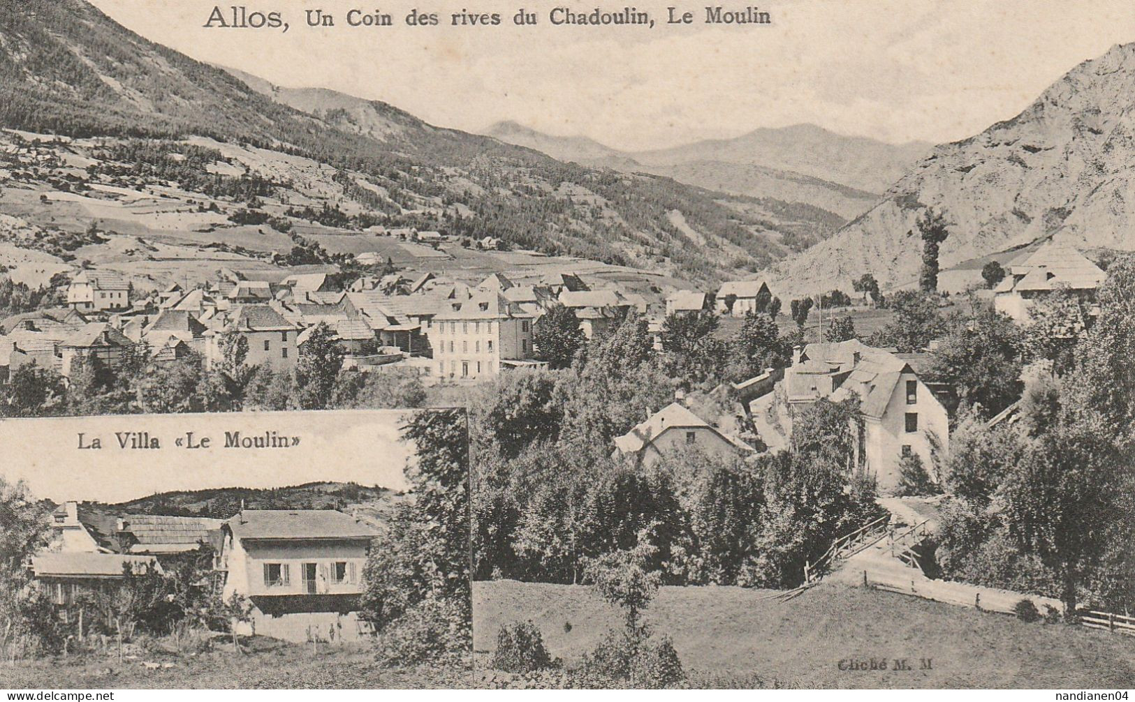 CPA - 04 - Allos - Un Coin Des Rives Du Chadoulin - Le Moulin - Other & Unclassified