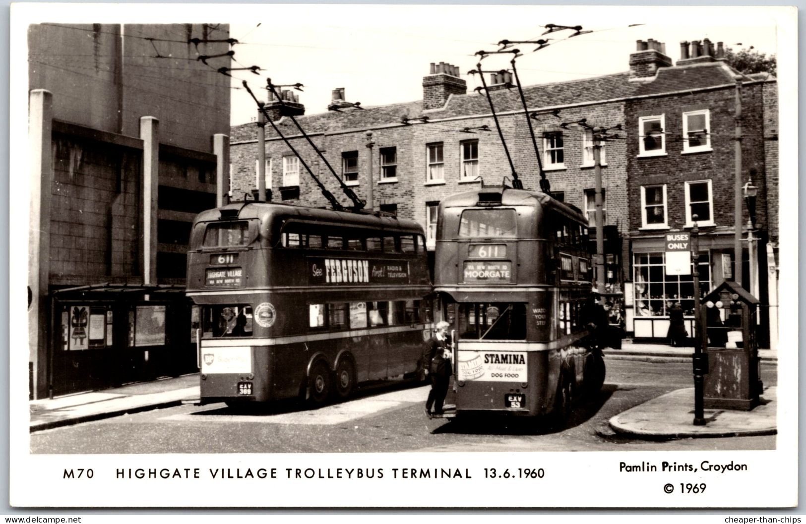 HIGHGATE VILLAGE Trolleybus Terminal - Pamlin M 70 - Bus & Autocars