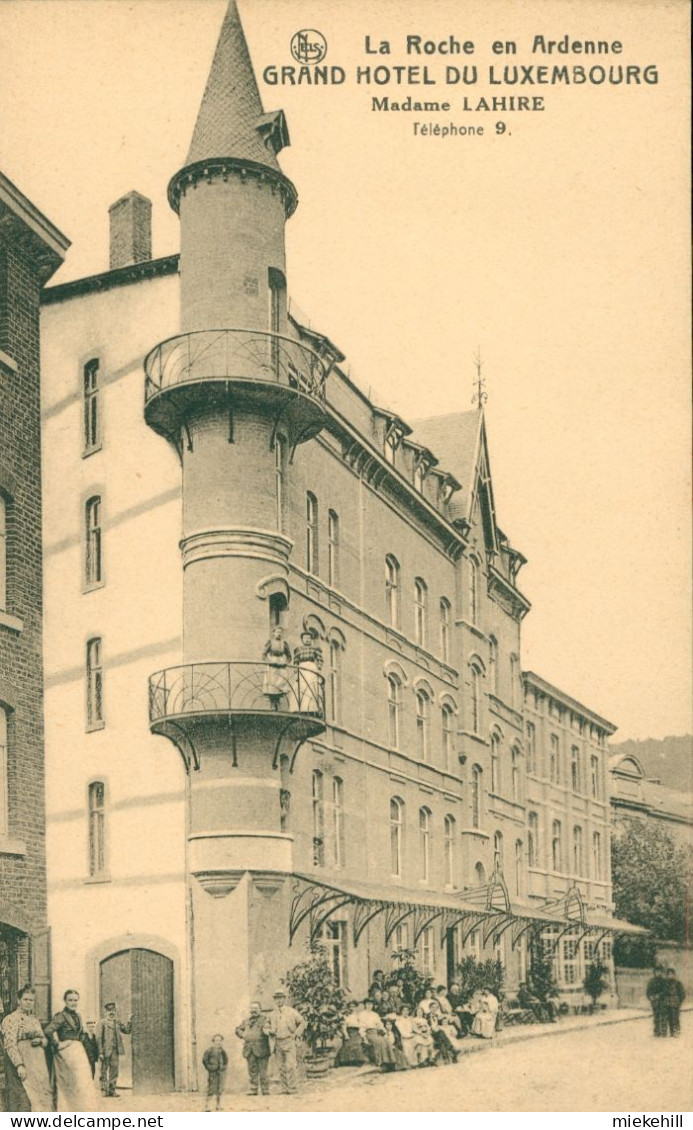 LA ROCHE EN ARDENNE - GRAND HOTEL DU LUXEMBURG-PROPRIETAIRE MADAME LAHIRE - La-Roche-en-Ardenne