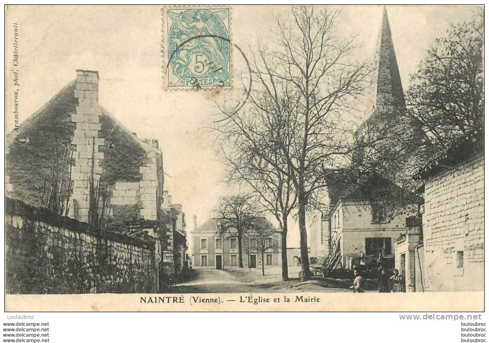 86 NAINTRE L'EGLISE ET LA MAIRIE - Other & Unclassified