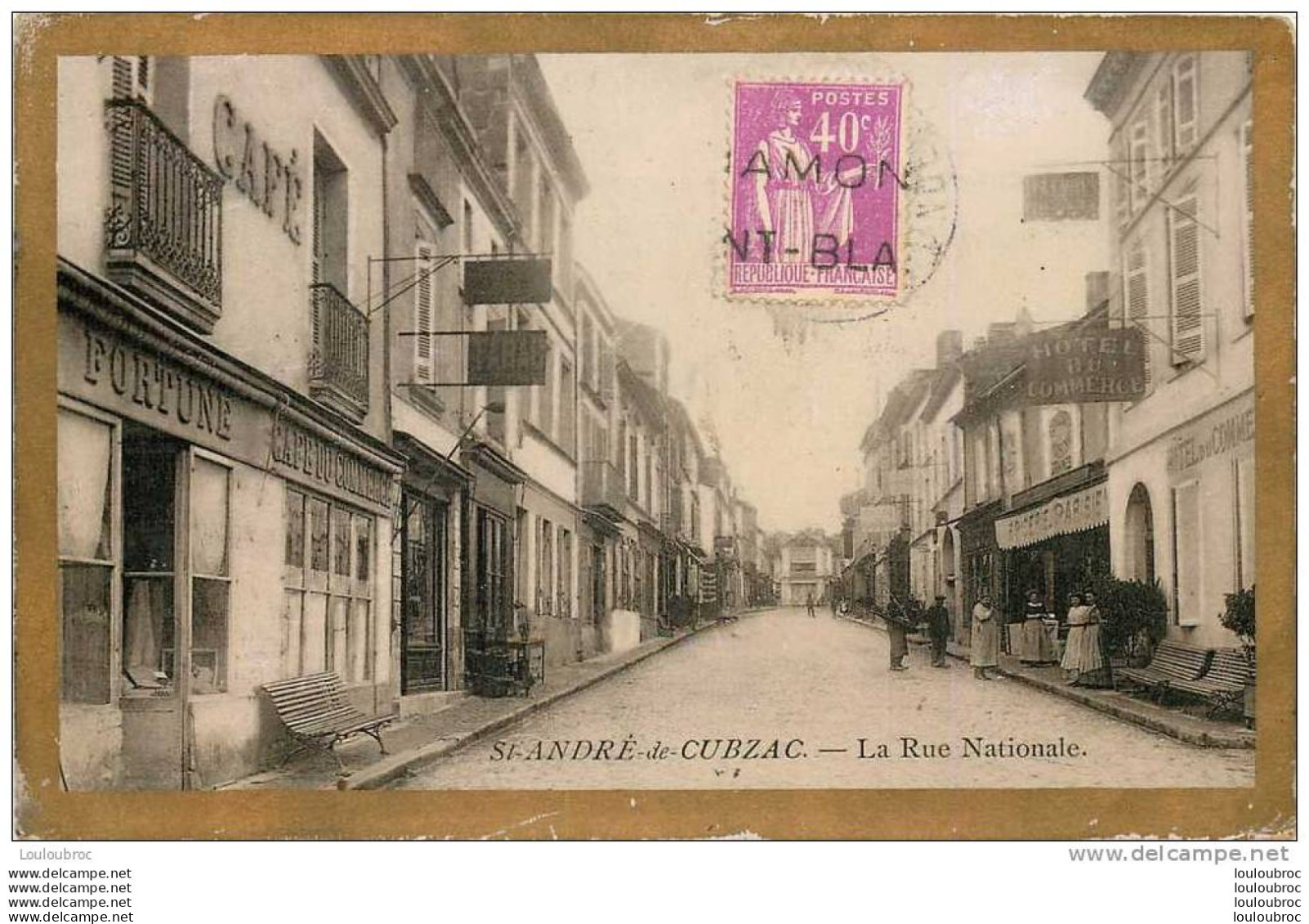 33 SAINT ANDRE DE CUBZAC LA RUE NATIONALE - Other & Unclassified