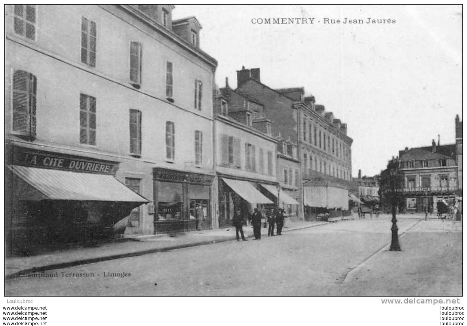 03 COMMENTRY RUE JEAN JAURES  COMMERCE LA CITE OUVRIERE - Commentry