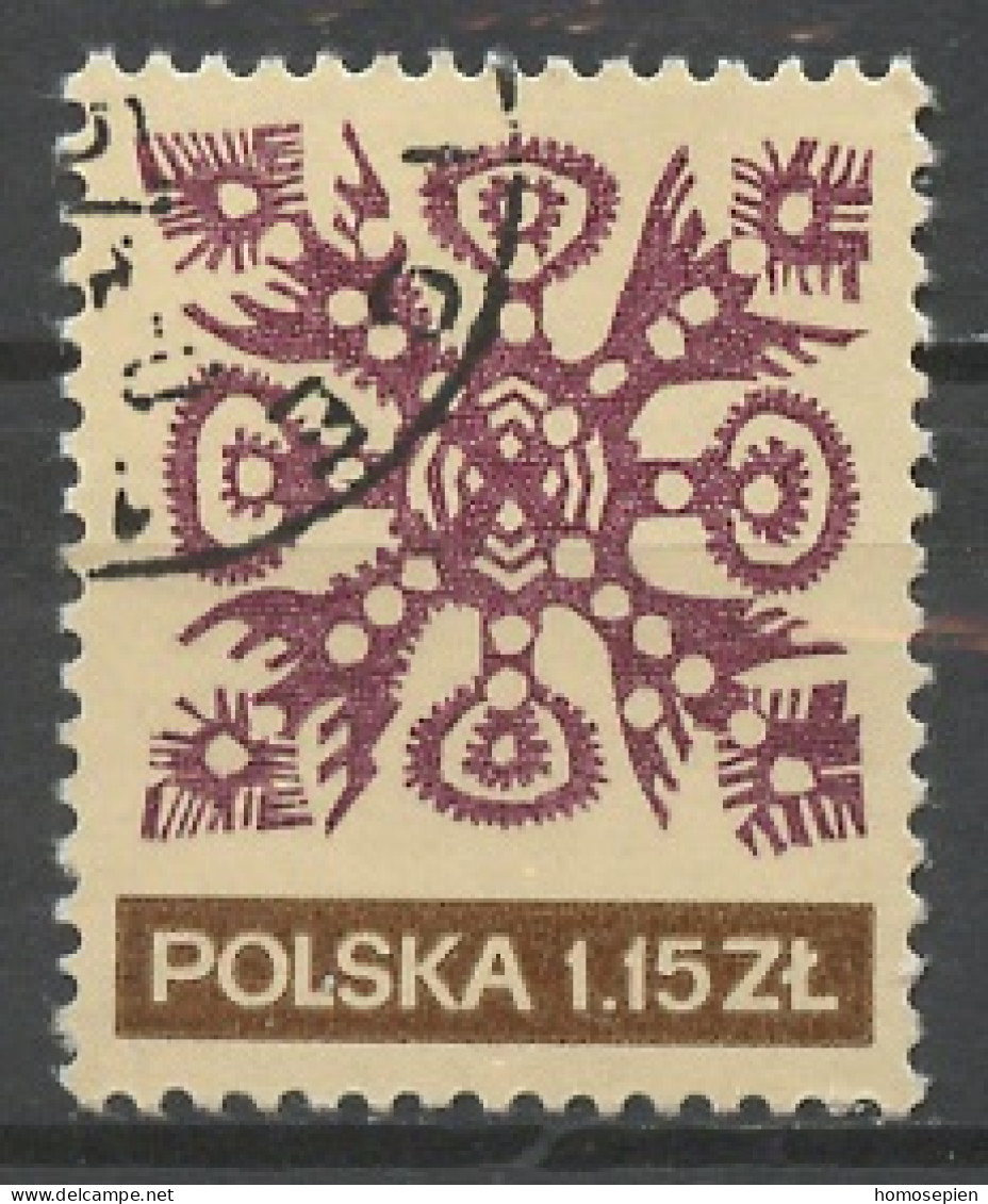 Pologne - Poland - Polen 1971 Y&T N°1942 - Michel N°2095 (o) - 1,15z Dentelle - Gebruikt