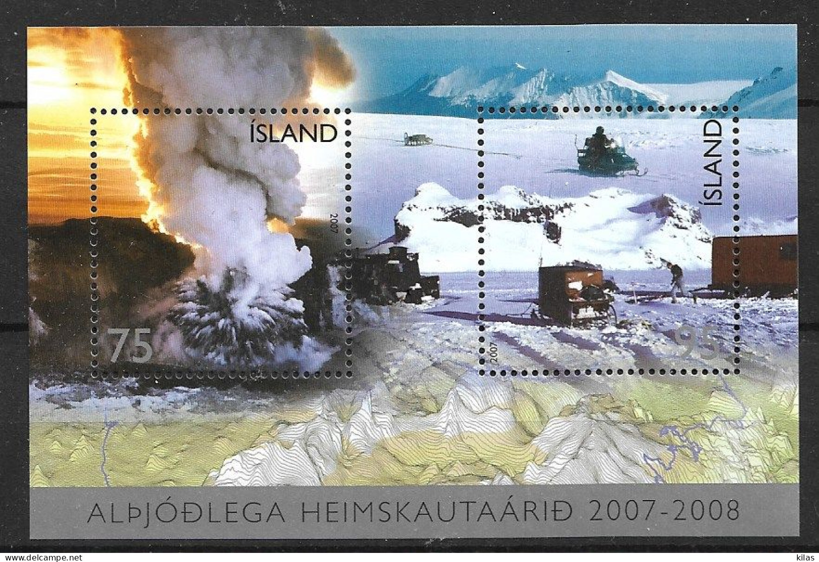 ICELAND 2007 INTERNATIONAL POLAR YEAR   MNH - Année Polaire Internationale