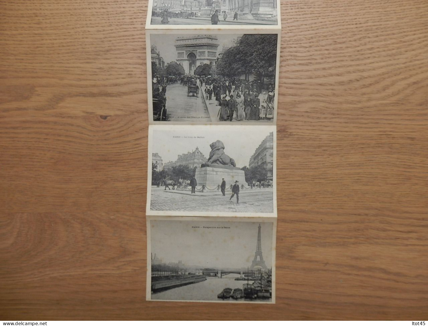 CARTE LETTRE SOUVENIR DEPLIANT PARIS 1909 - 1877-1920: Semi-moderne Periode
