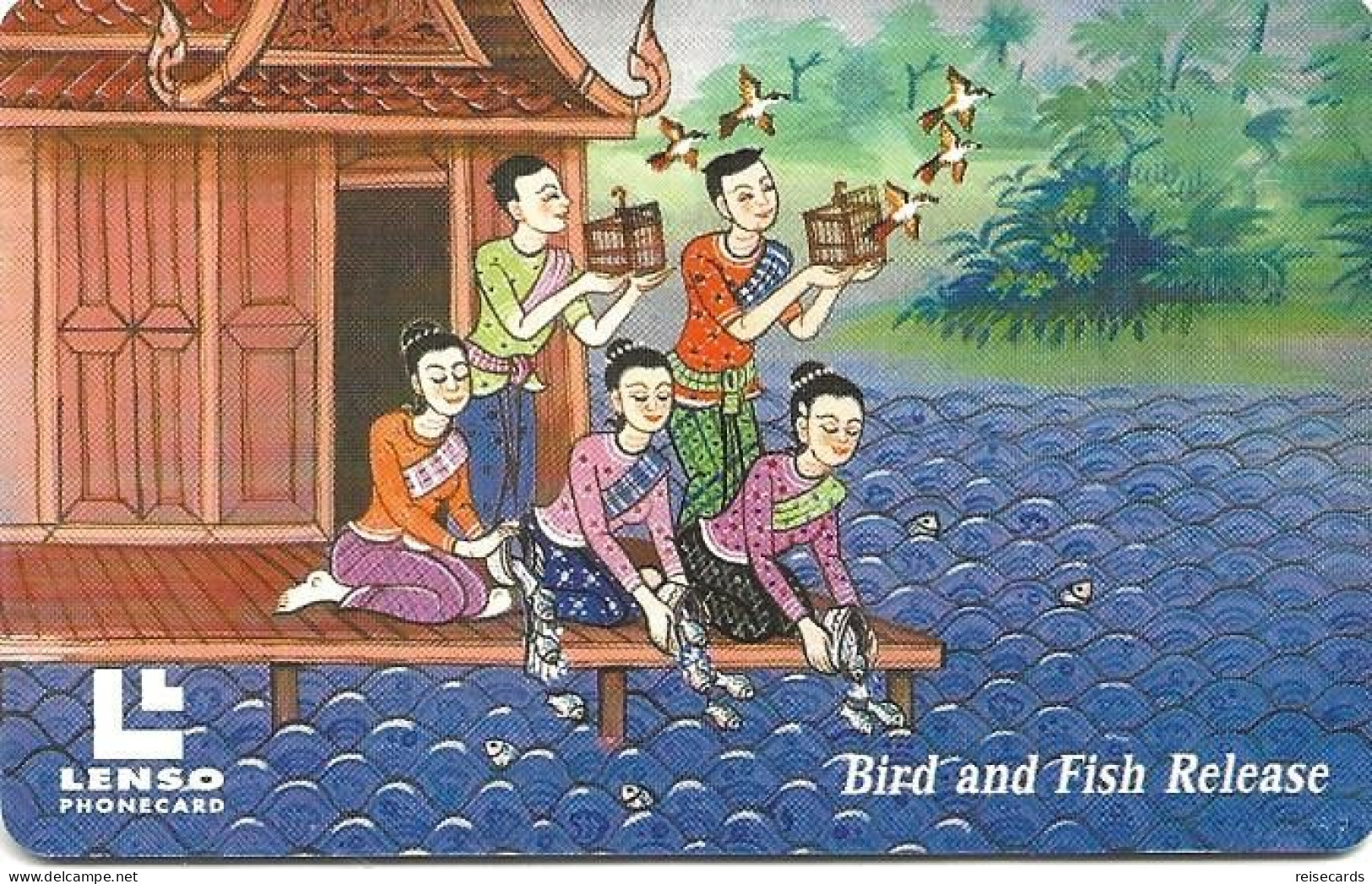 Thailand: Lenso - Bird And Fish Release - Thaïlande