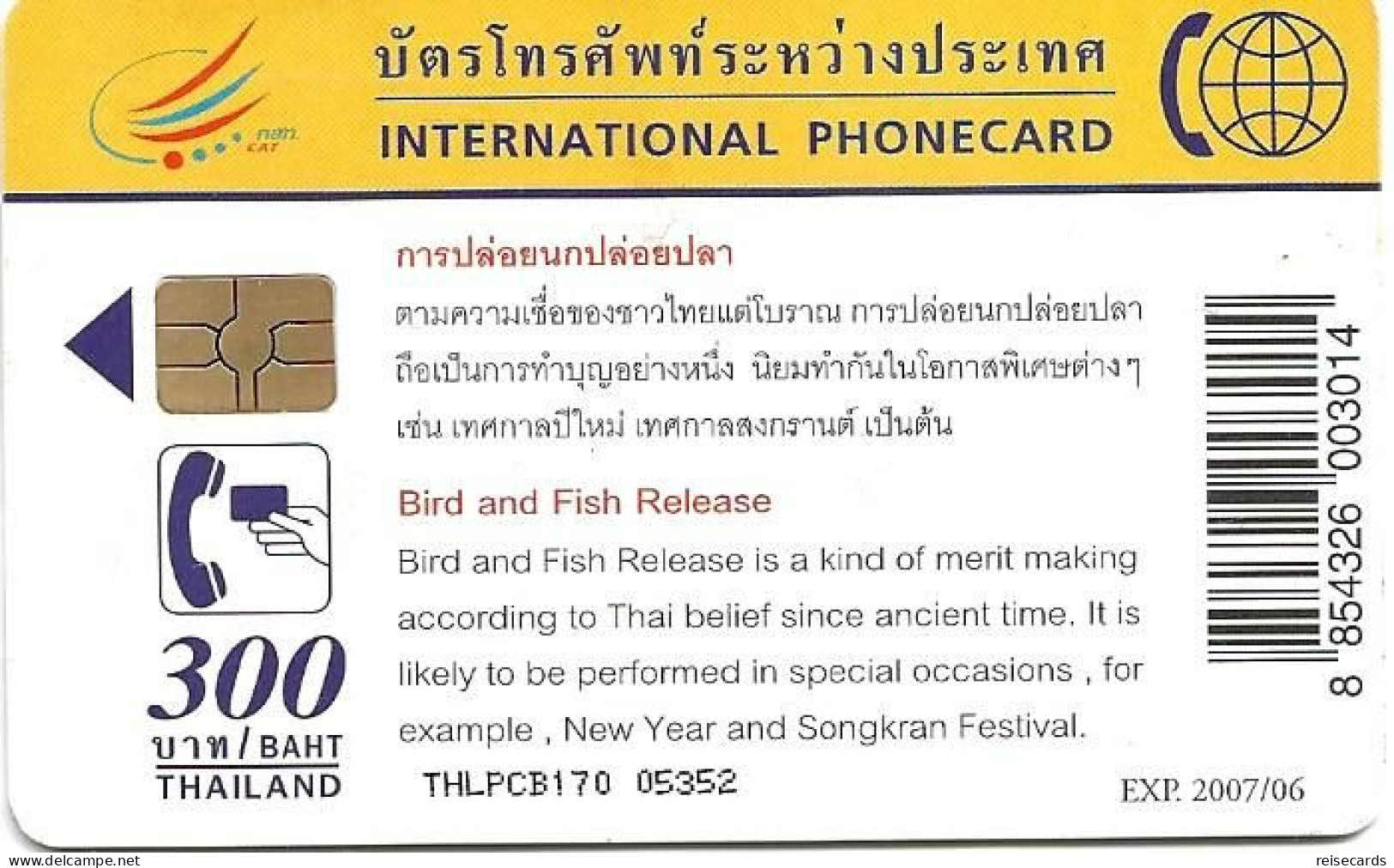 Thailand: Lenso - Bird And Fish Release - Thaïlande