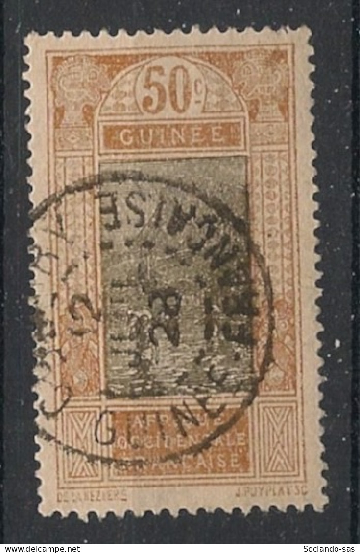 GUINEE - 1922-26 - N°YT. 93 - Gué à Kitim 50c Bistre - Oblitéré / Used - Used Stamps