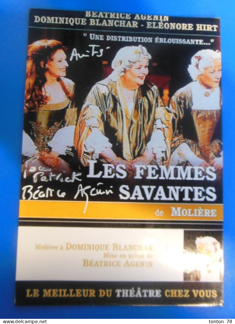 AUTOGRAPHE DE BEATRICE AGENIN SUR PHOTO - Acteurs & Toneelspelers