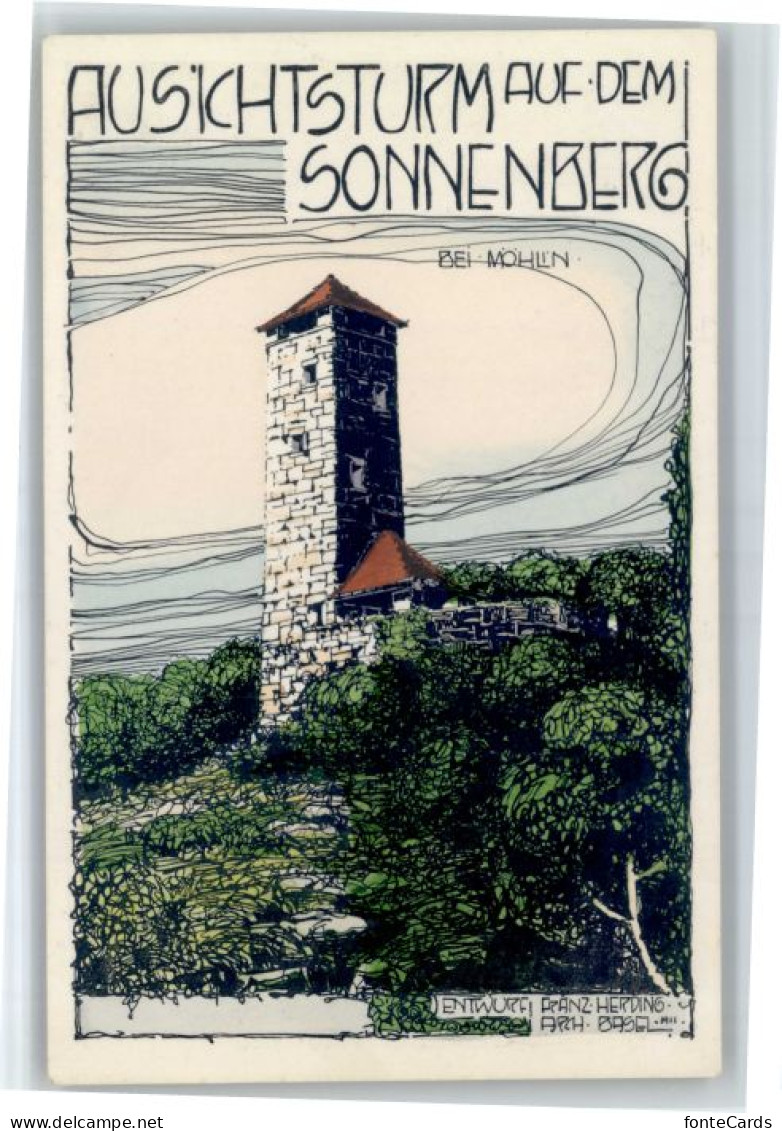 10849756 Moehlin Moehlin Aussichtsturm Sonnenberg * Moehlin - Other & Unclassified