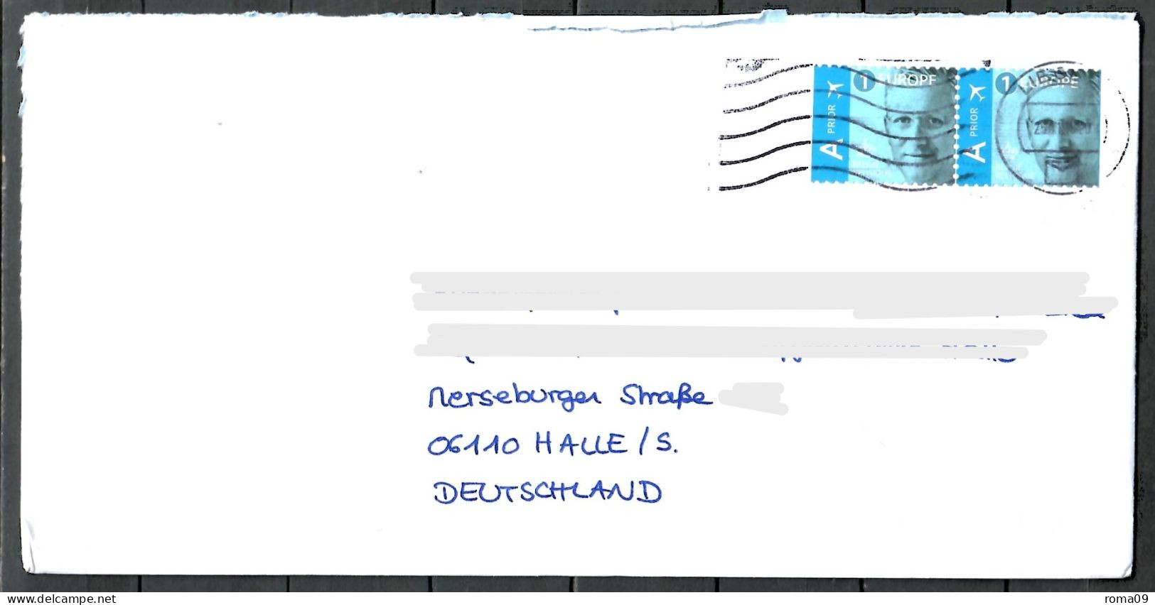 Belgien, MiNr. 4632 Dl + 4632 Dr, Auf Brief Nach Deutschland, E-88 - Lettres & Documents