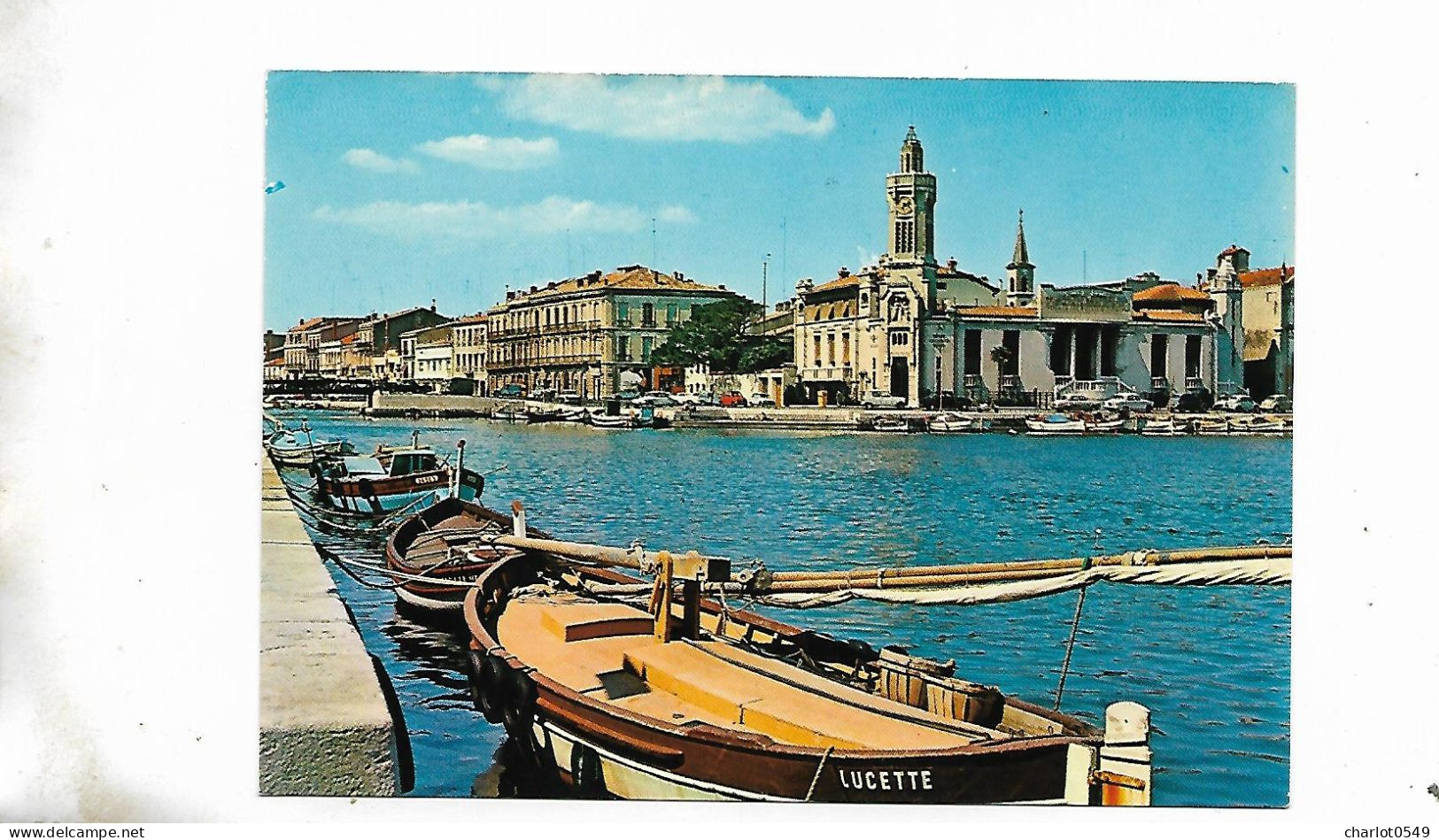 Le Canal Et Le Palais Consulaire - Sete (Cette)