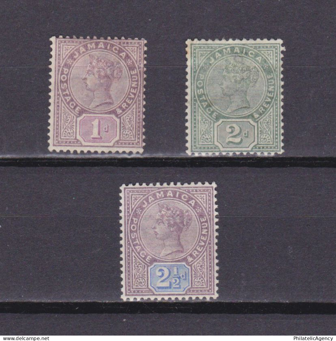 JAMAICA 1889, SG #27-29, CV £45, MH - Jamaica (...-1961)