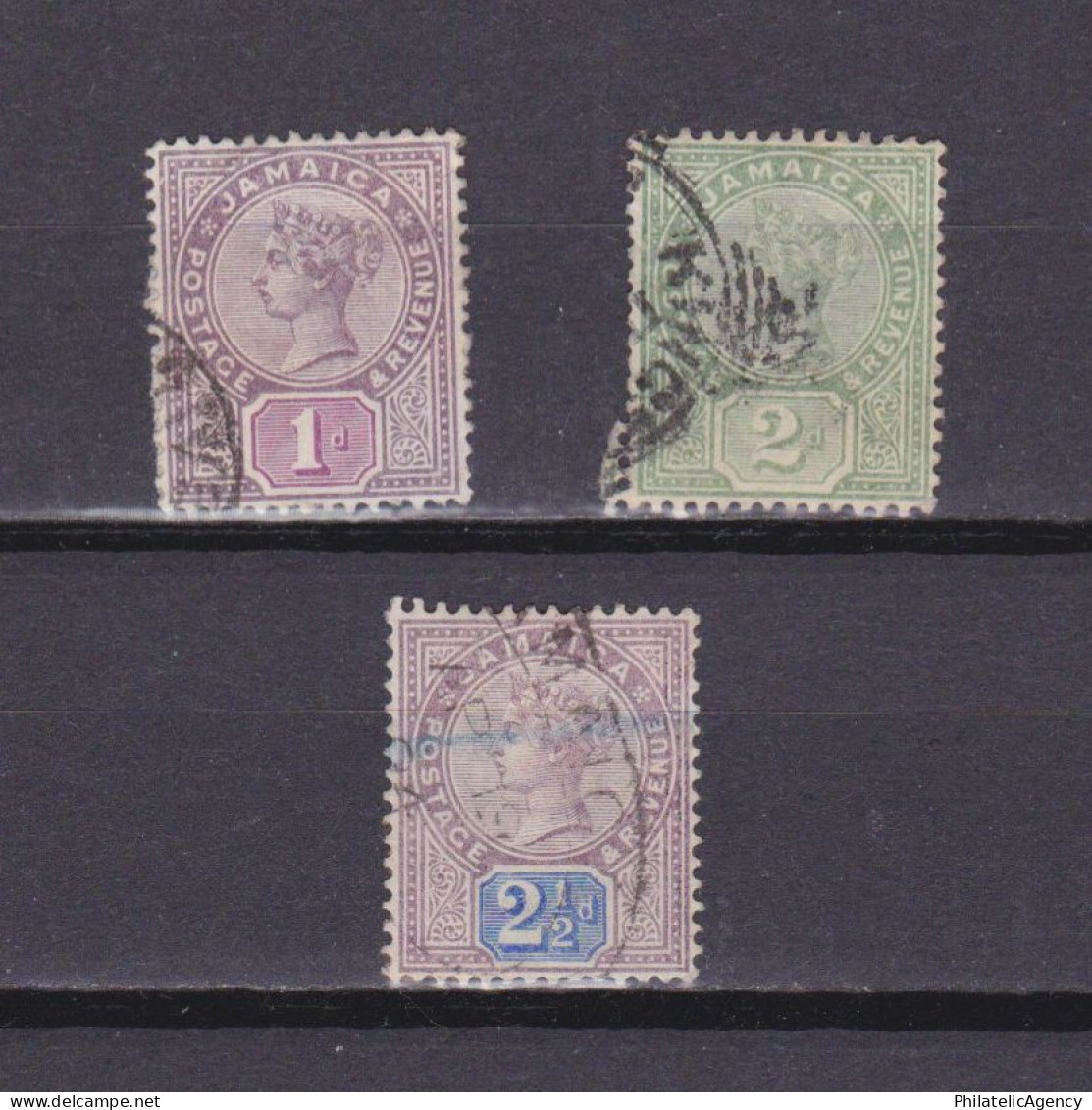 JAMAICA 1889, SG #27-29, CV £45, Used - Jamaïque (...-1961)