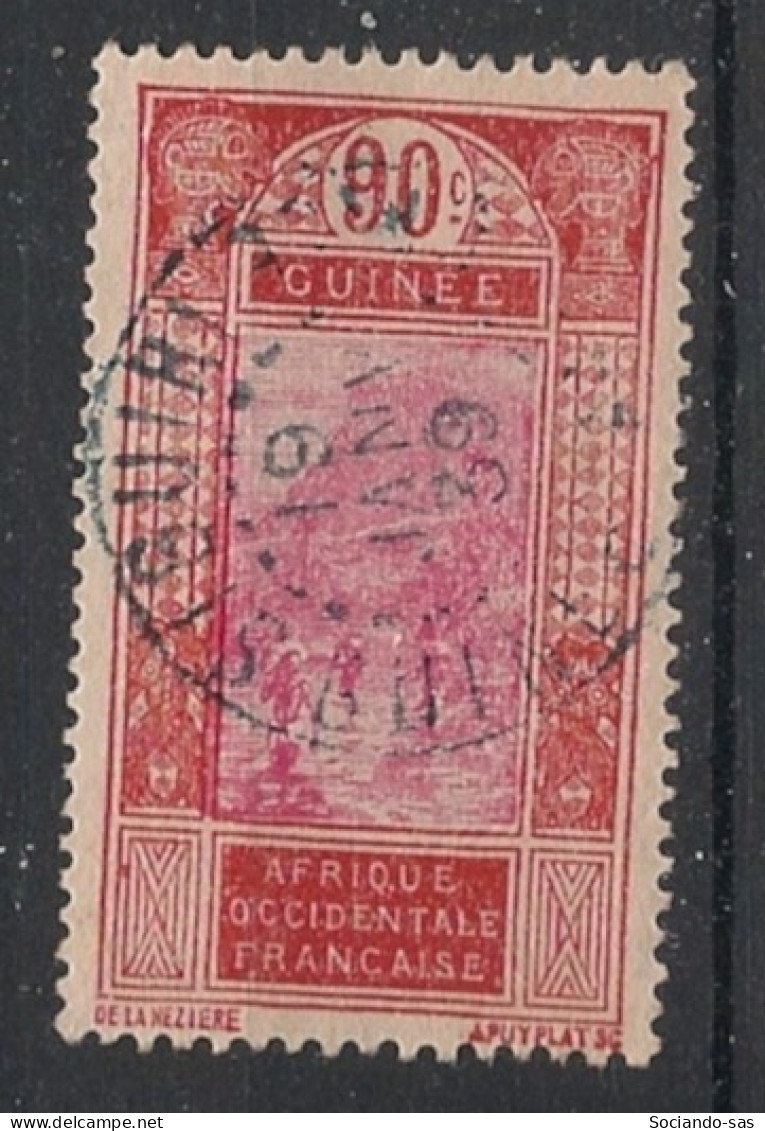 GUINEE - 1927-33 - N°YT. 111 - Gué à Kitim 90c Rouge - Oblitéré / Used - Oblitérés