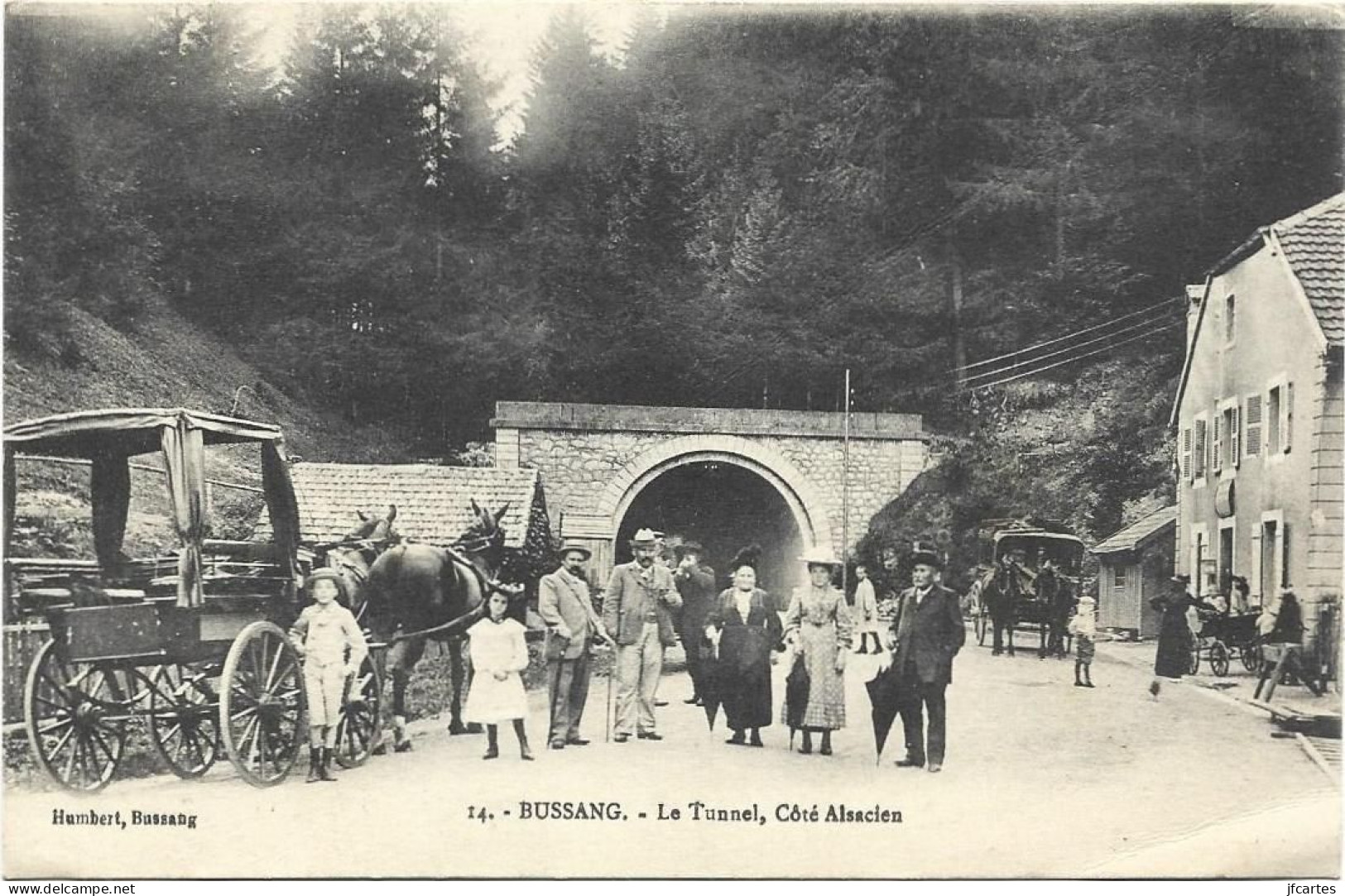 88 - BUSSANG - Le Tunnel, Côté Alsacien - Bussang