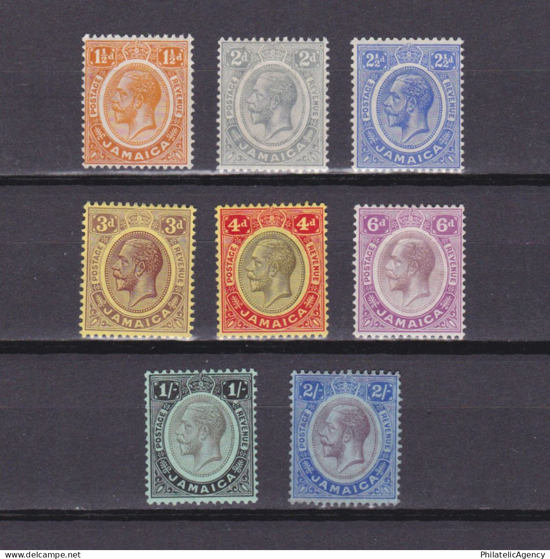 JAMAICA 1912, SG #59-66, CV £43, Part Set, MH/NG - Jamaica (...-1961)