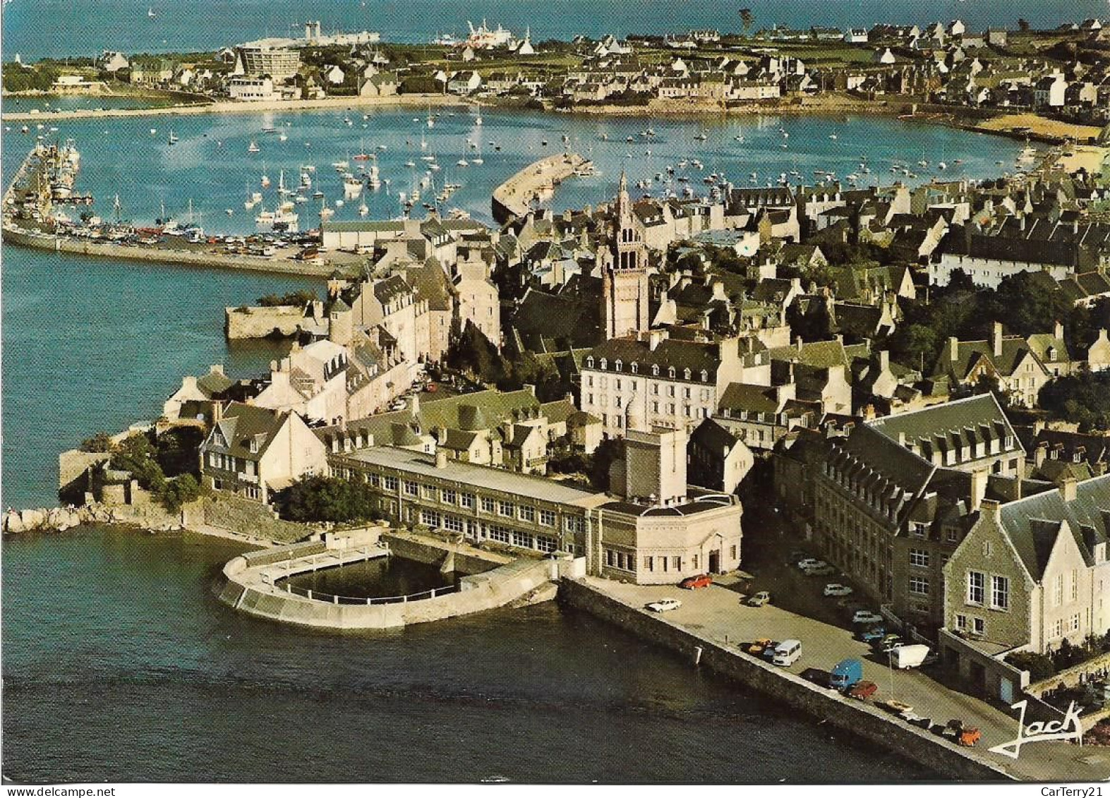 29. ROSCOFF. LE PORT ET L'INSTITUT BIOLOGIQUE. 1986. - Roscoff