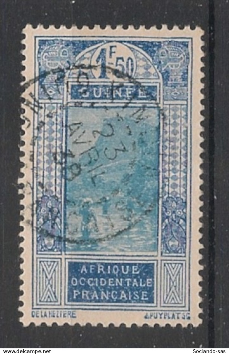 GUINEE - 1927-33 - N°YT. 113 - Gué à Kitim 1f50 Outremer - Oblitéré / Used - Gebraucht