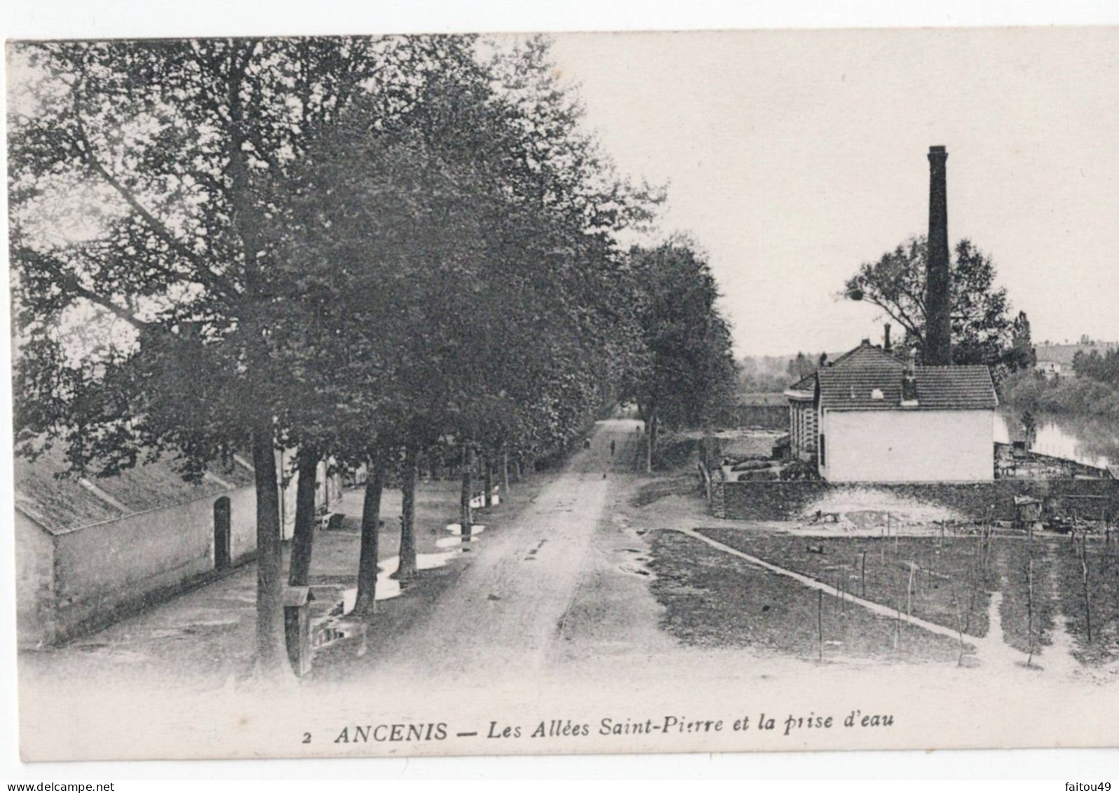 44 -ANCENIS -  ANCENIS - Les Allées Saint Pierre Et La Prise D'eau  60 - Ancenis