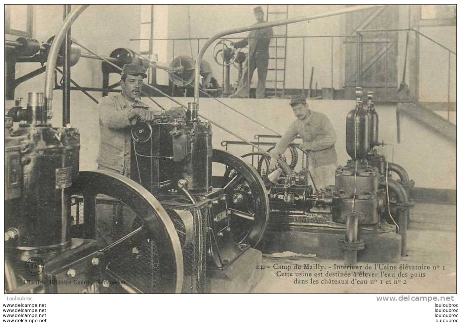 10 CAMP DE MAILLY INTERIEUR DE L'USINE ELEVATOIRE - Mailly-le-Camp