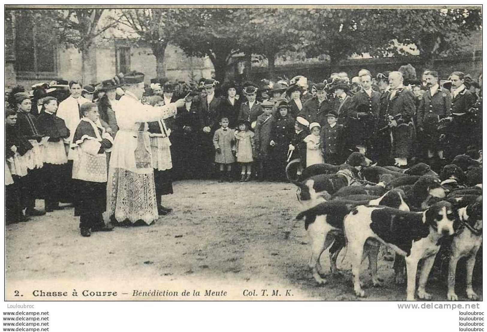 CHASSE A COURRE BENEDICTION DE LA MEUTE - Chasse