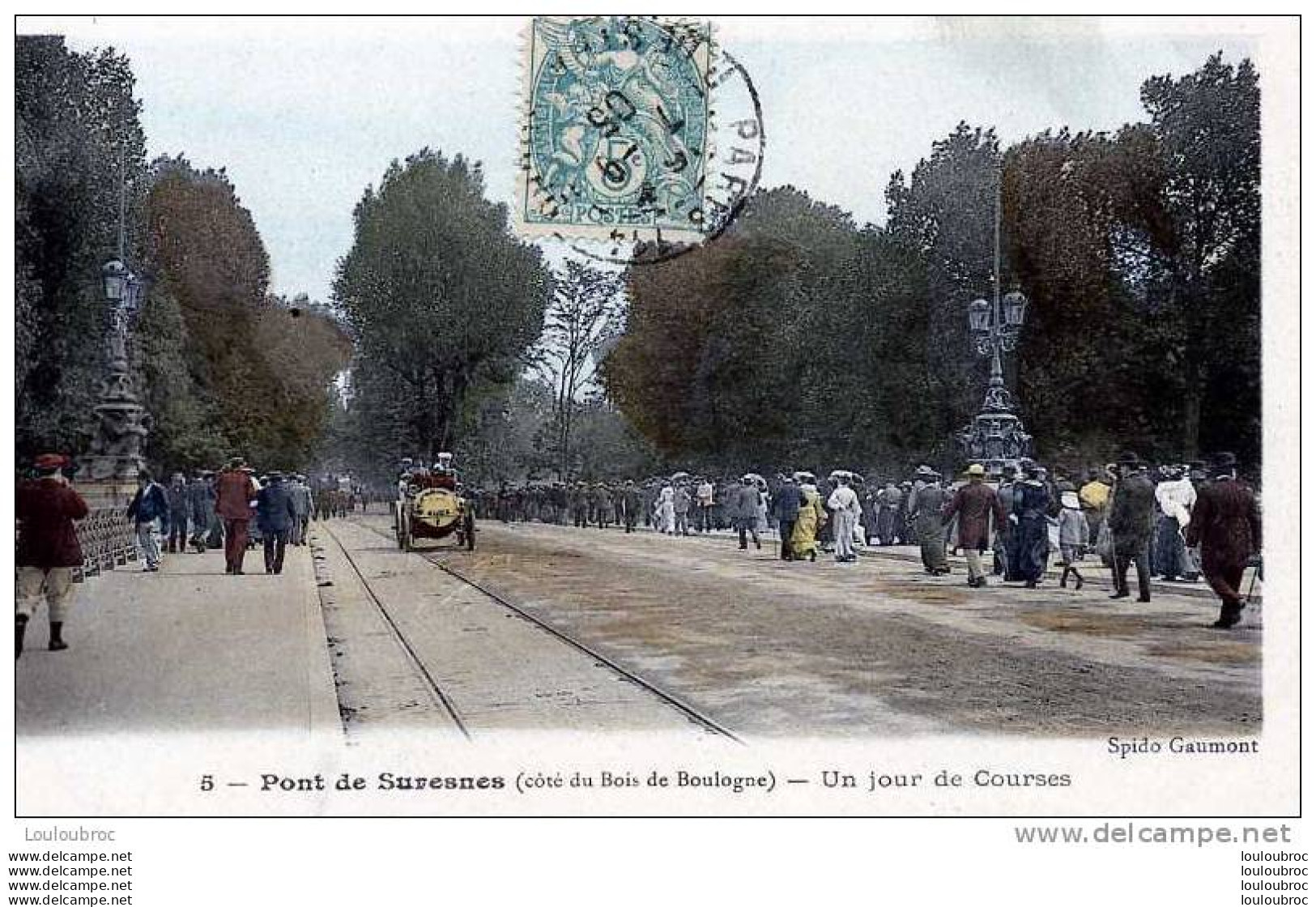 92 PONT DE SURESNES UN JOUR DE COURSES B..F. PARIS - Suresnes