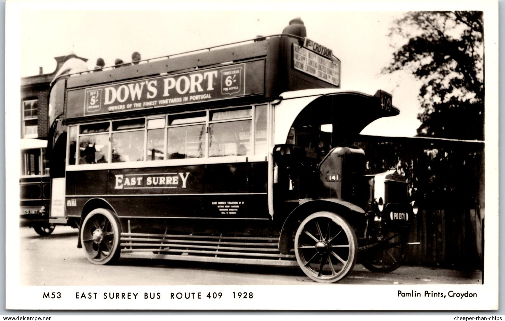 EAST SURREY Bus Route 409 - 1928 - Pamlin M 53 - Buses & Coaches