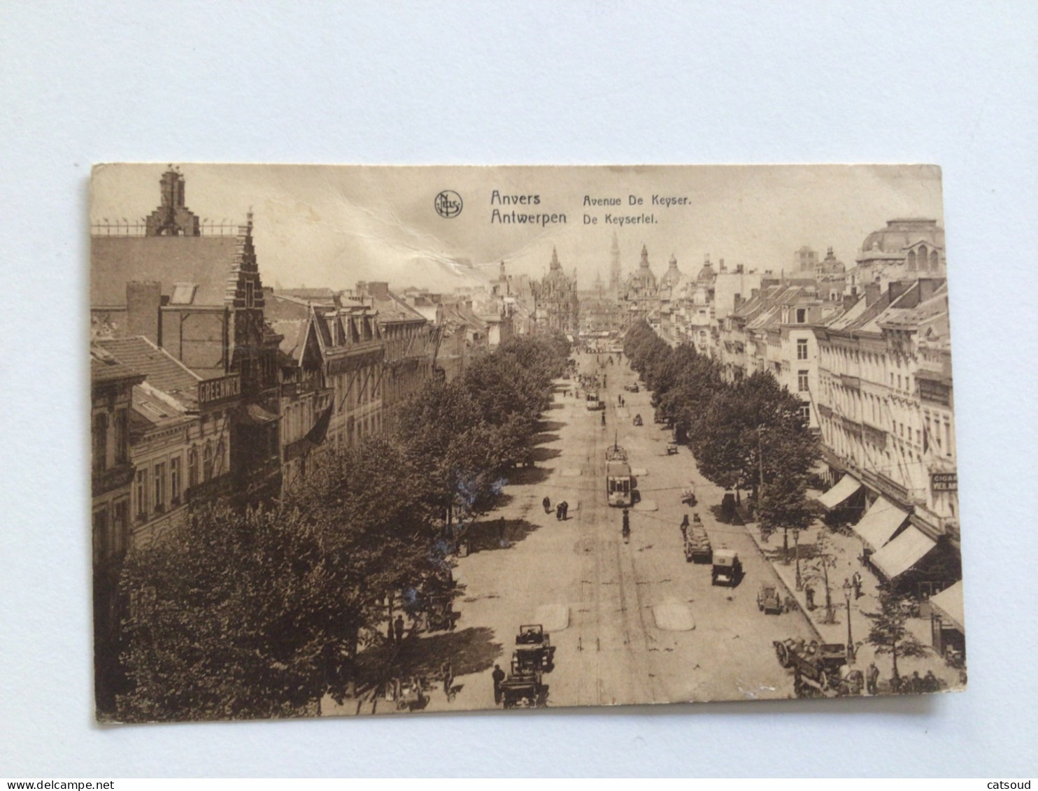 Carte Postale Ancienne (1930)  Anvers Avenue De Keyser - Antwerpen De Keyserlei - Antwerpen