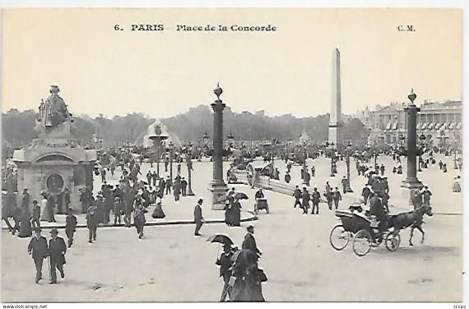 CPA Paris Place De La Concorde - Arrondissement: 08