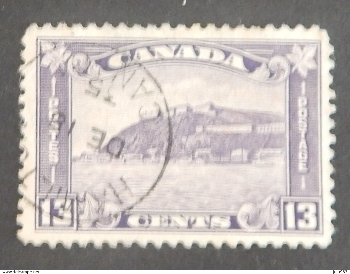 CANADA YT 167 OBLITERE"ANCIENNE CITADELLE DE QUEBEC" ANNEES 1932/1933 - Gebruikt