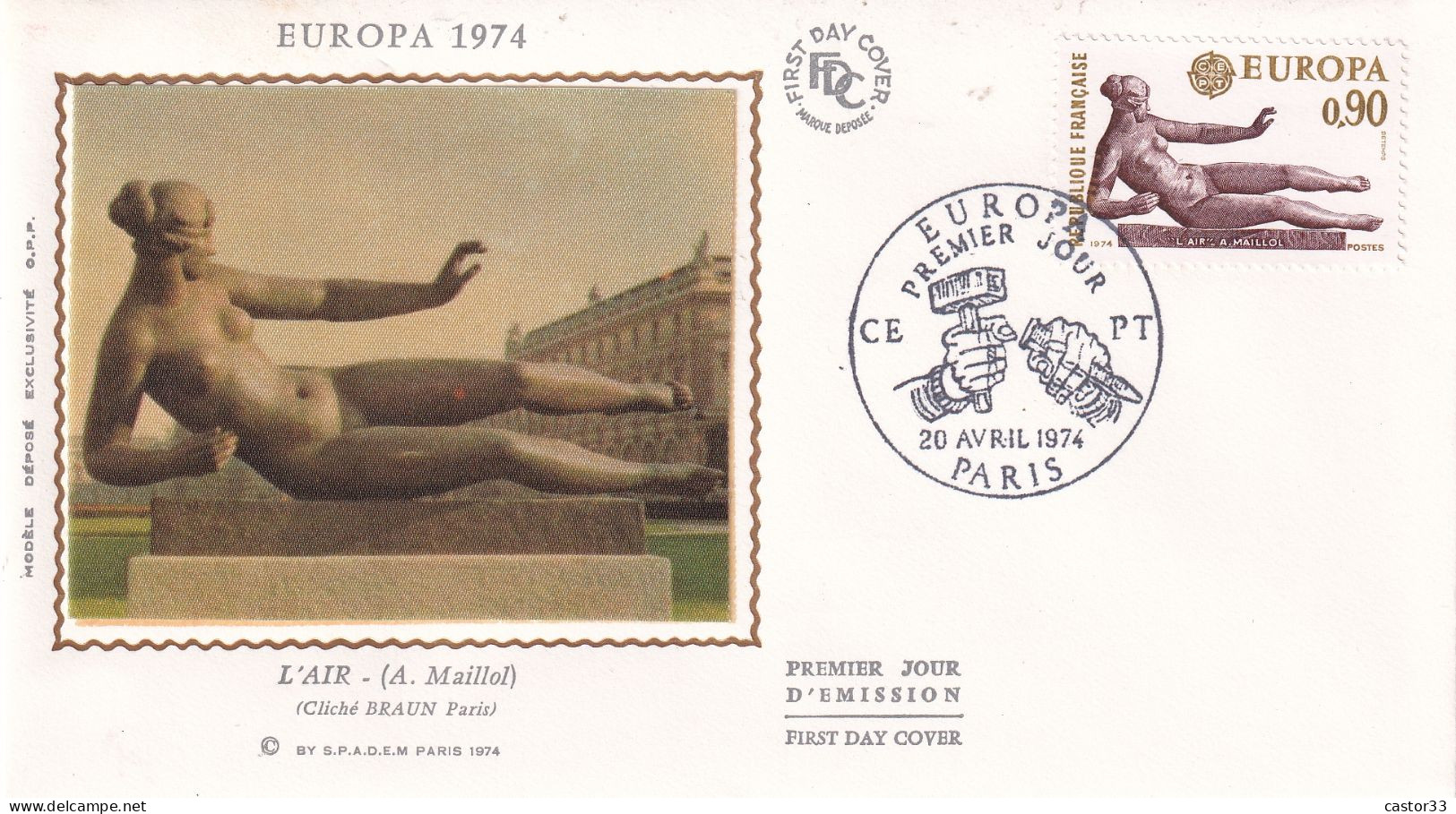 1er Jour, Europa 1974 - 1970-1979