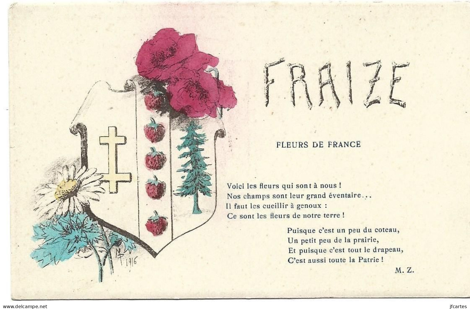 88 - FRAIZE - Fleurs De France - Fraize