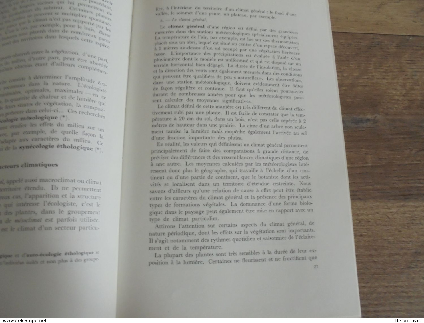 LES NATURALISTES BELGES N° 1 Année 1972 Régionalisme Etangs Entre Sambre et Meuse Rance Villers La Tour Botanique Flore