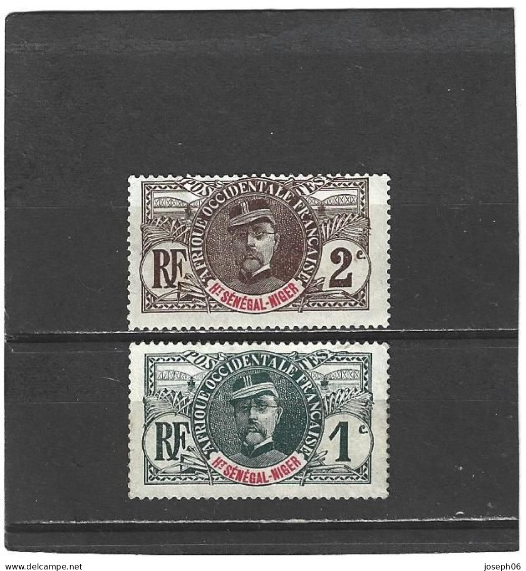 HAUT - SENEGAL & NIGER   1906   Y.T. N° 1  à  17  Incomplet  NEUF*  1  2 - Used Stamps