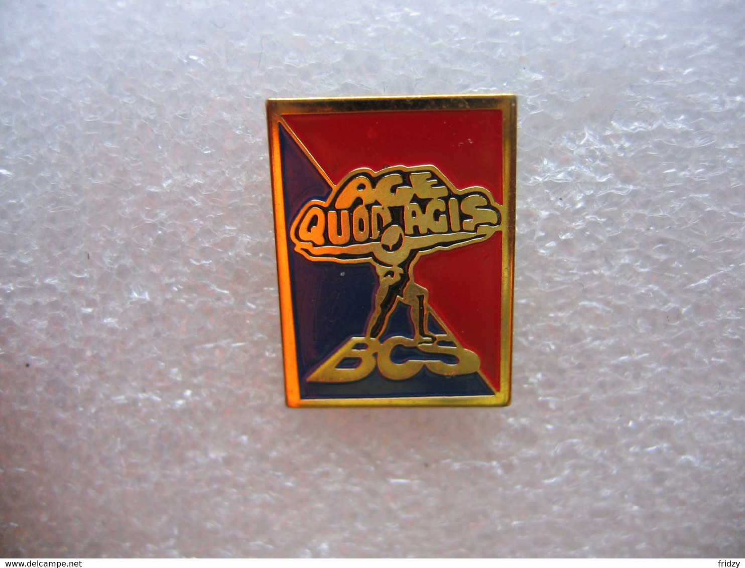 Pin's Du Latin" Age Quod Agis". Signifie "Fais Ce Que Tu Fais". - Militaria