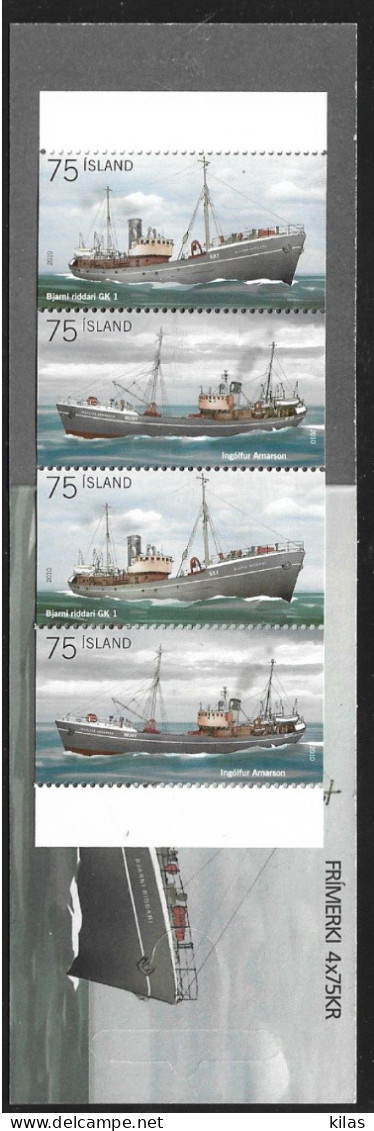 ICELAND 2010 Ships , Booklet  MNH - Postzegelboekjes