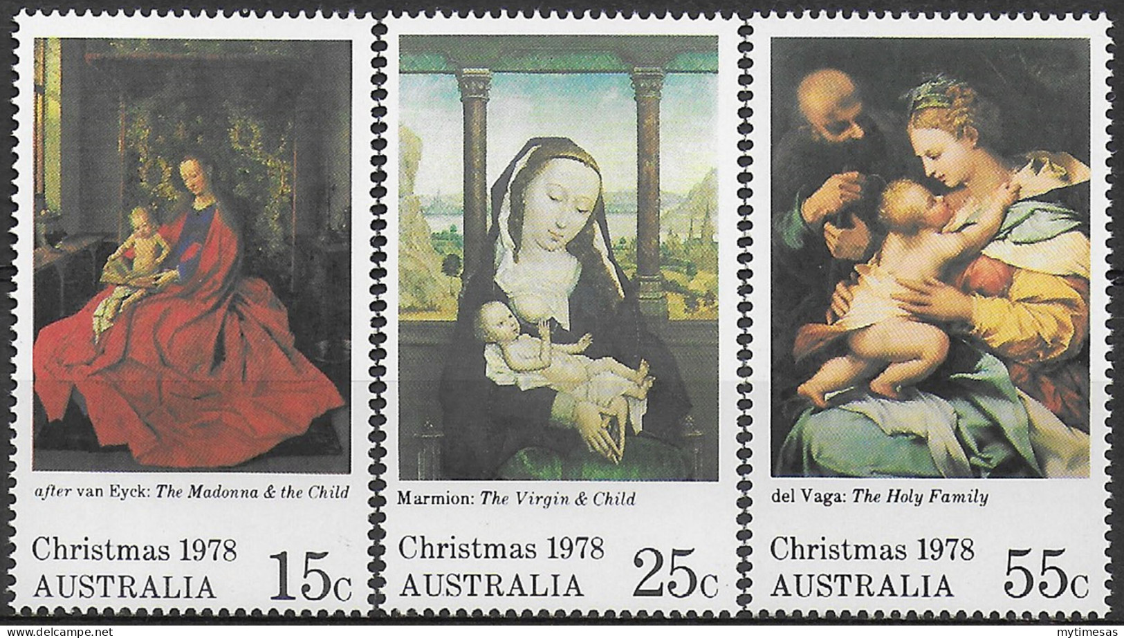 1978 Australia Christmas 3v. MNH SG. N. 696/98 - Other & Unclassified