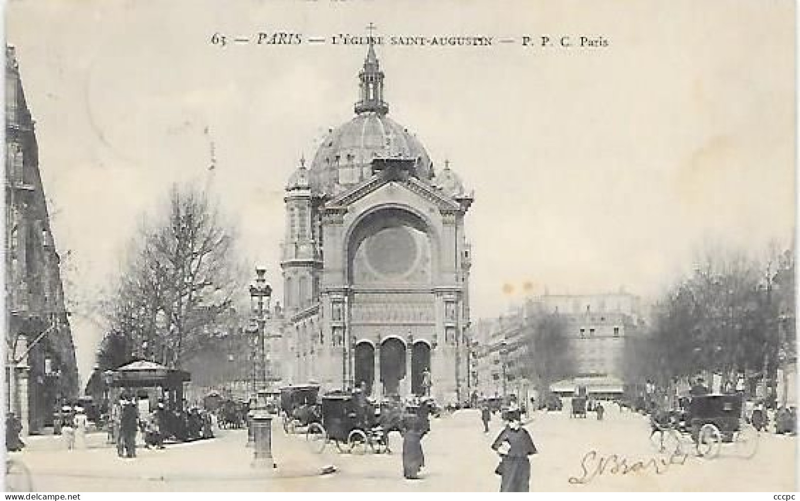 CPA Paris L' Eglise Saint-Augustin - Arrondissement: 08