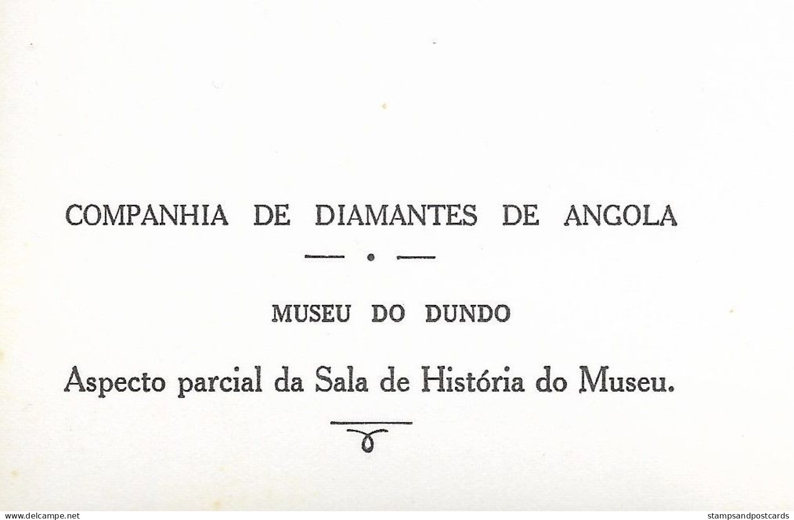 Angola Portugal Carte Diamang Musée Dundo Art Africain Bibliothèque Museum African Art Library 1966 Card - Angola