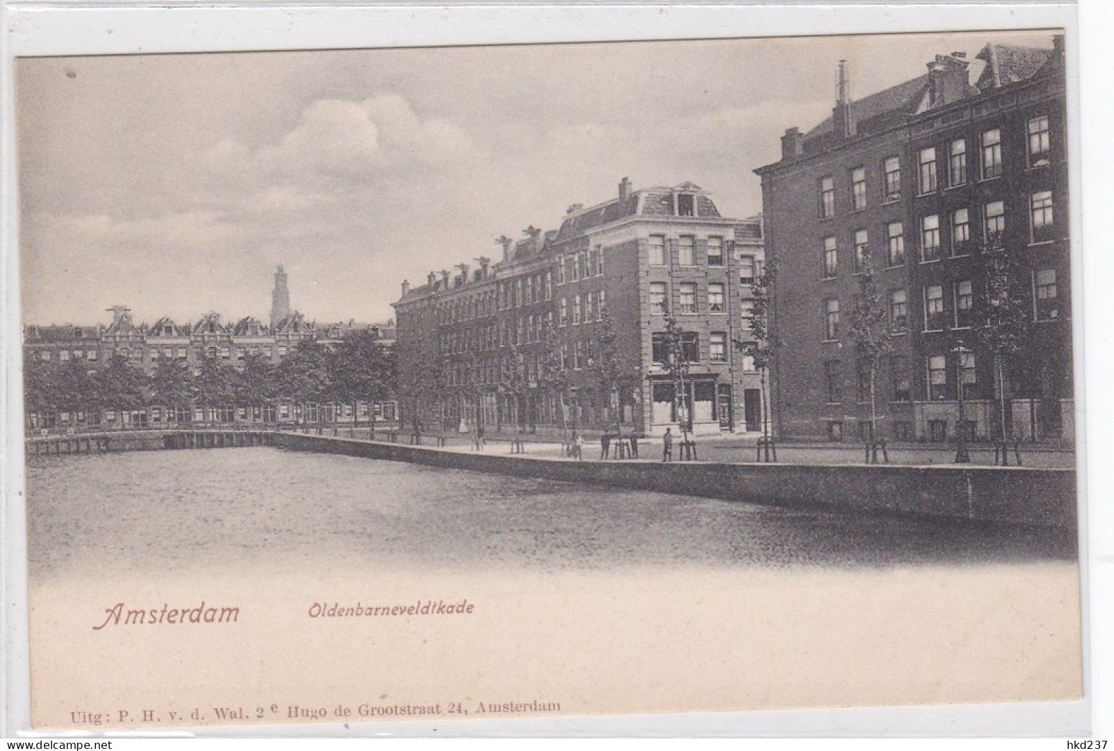 Amsterdam Oldenbarneveldtkade (nu Oldenbarneveldtplein)   2451 - Amsterdam