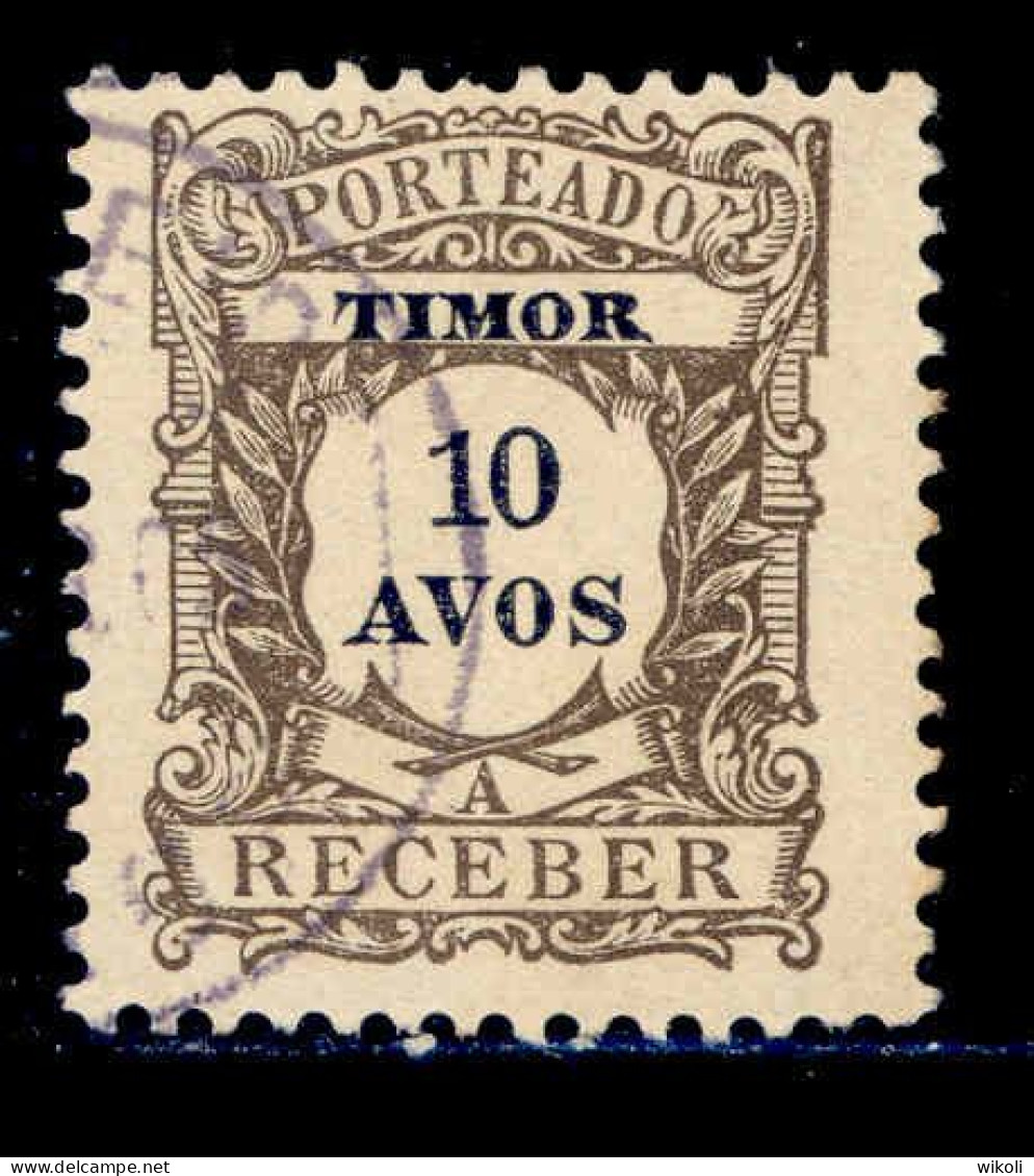 ! ! Timor - 1904 Postage Due 10 A - Af. P05 - Used - Timor