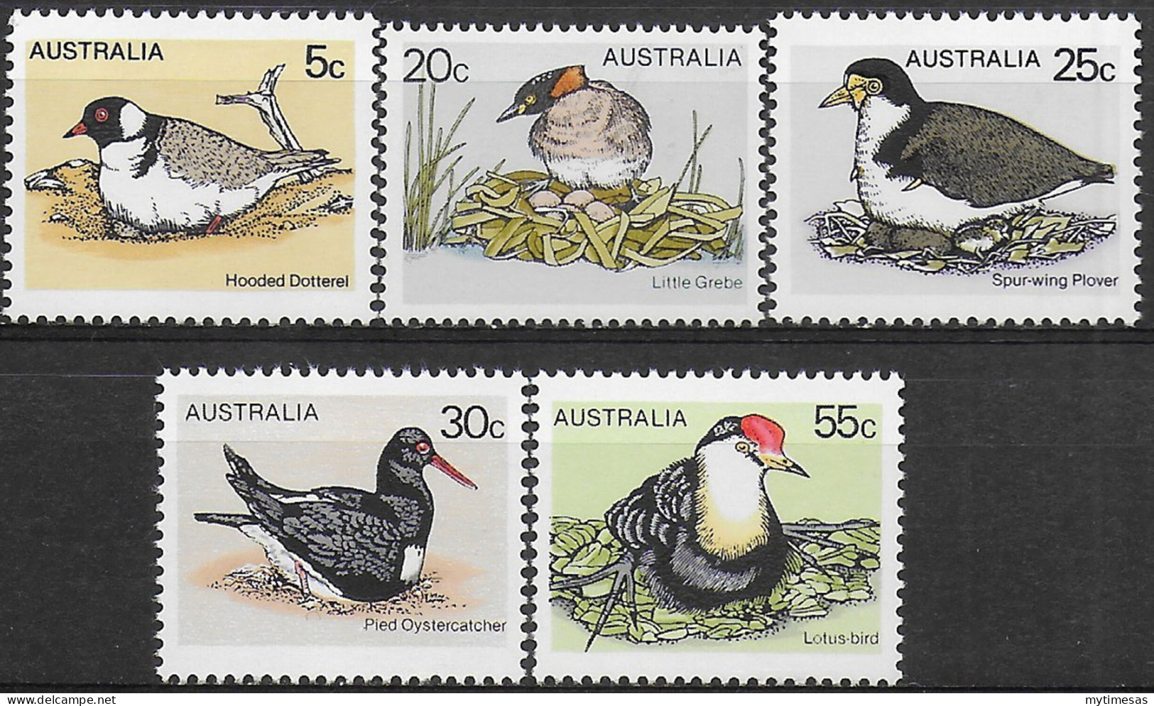 1978 Australia Birds 5v. MNH Michel N. 654/58 - Other & Unclassified