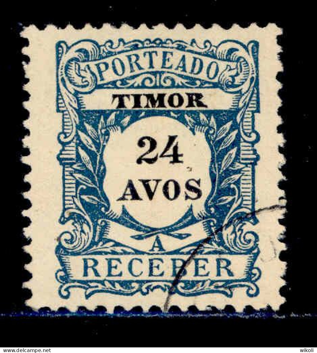 ! ! Timor - 1904 Postage Due 24 A - Af. P07 - Used - Timor