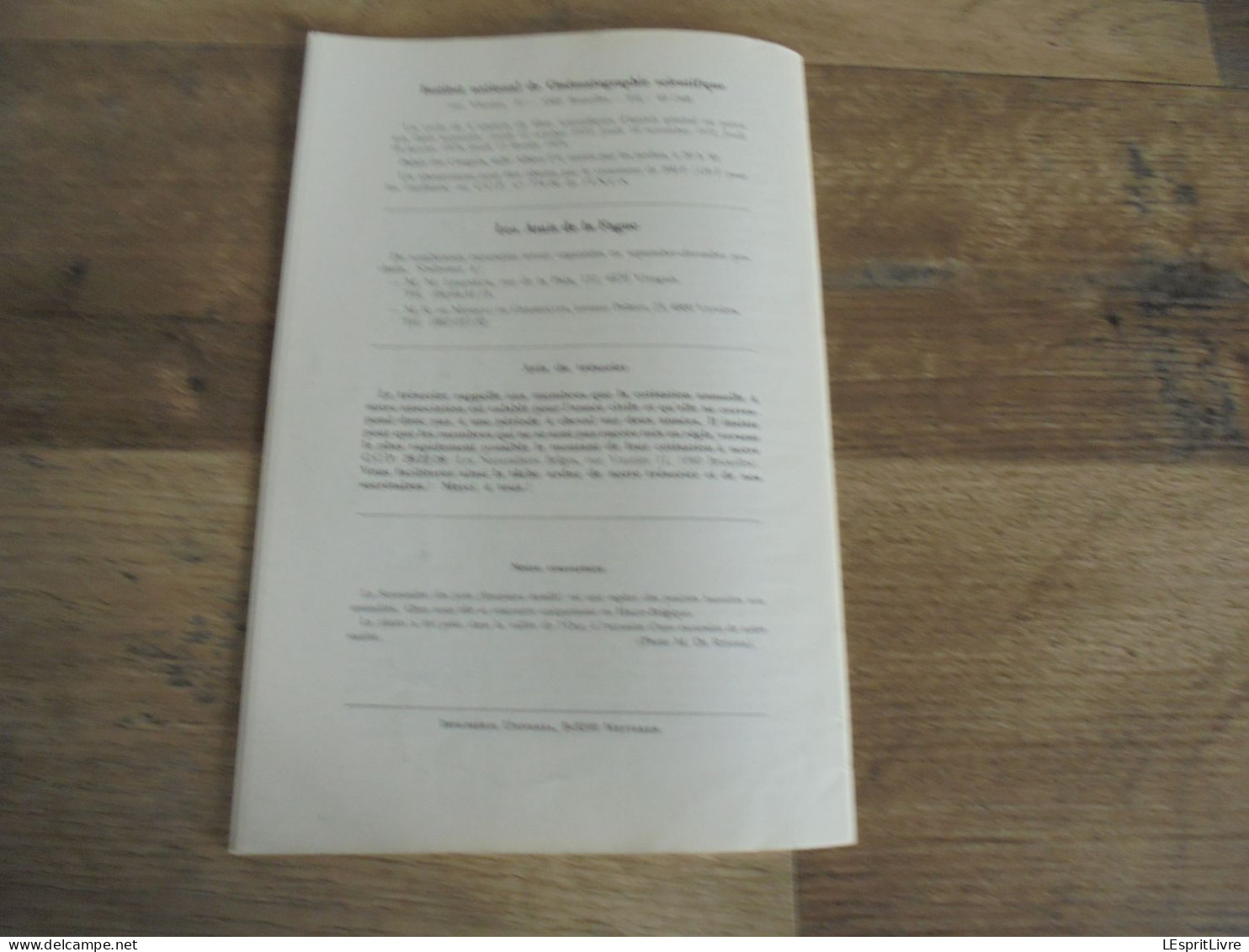 LES NATURALISTES BELGES N° 6 Année 1972 Régionalisme Pesticides Oiseaux de Proie Cotentin Végétation Botanique Flore