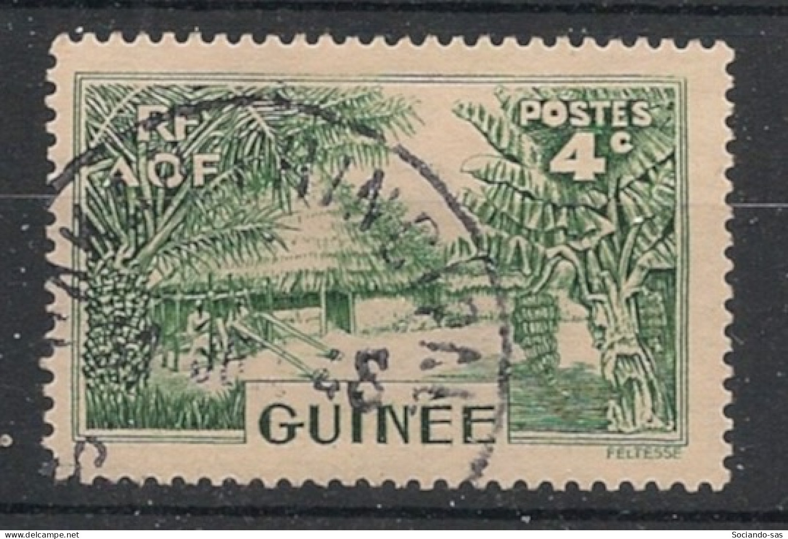 GUINEE - 1938 - N°YT. 127 - Les Mabo 4c Vert - Oblitéré / Used - Gebraucht