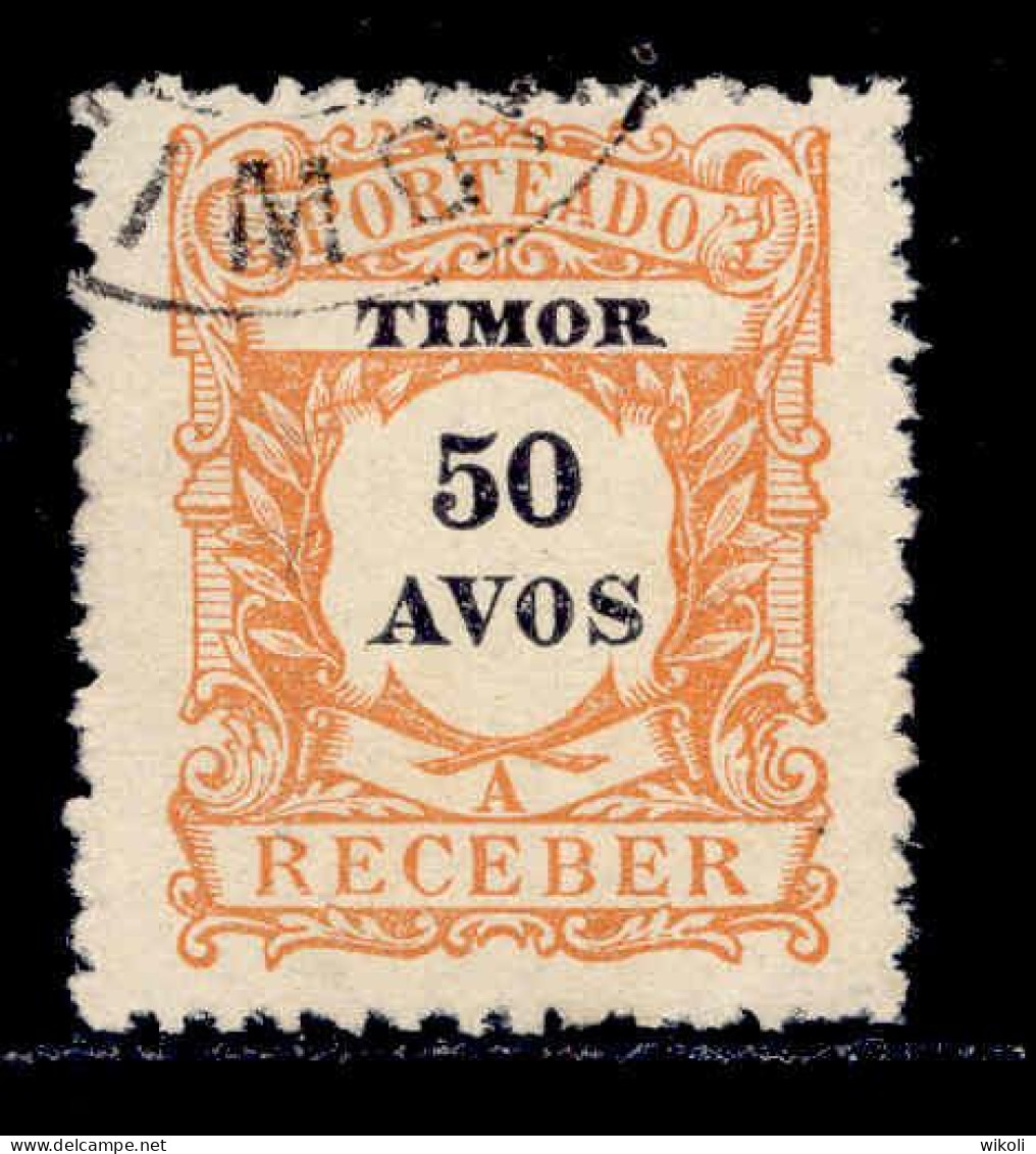 ! ! Timor - 1904 Postage Due 50 A - Af. P09 - Used - Timor