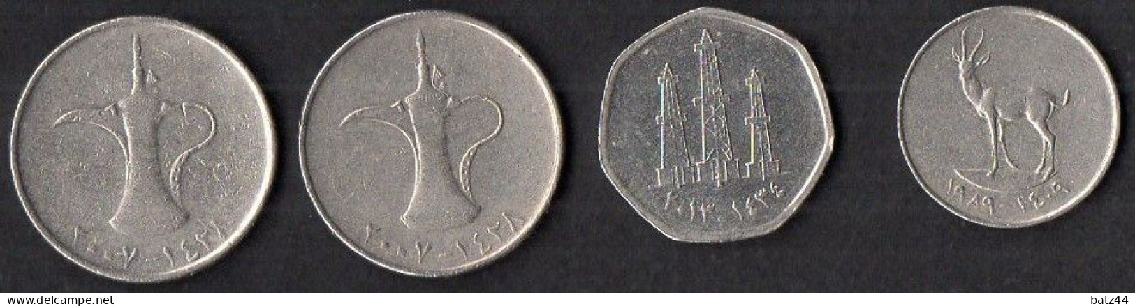 United Arab Emirates Pièces De Monnaie Coins - Emirats Arabes Unis