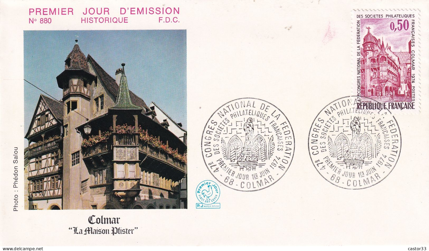 1er Jour, Colmar, La Maison Pfister - 1970-1979