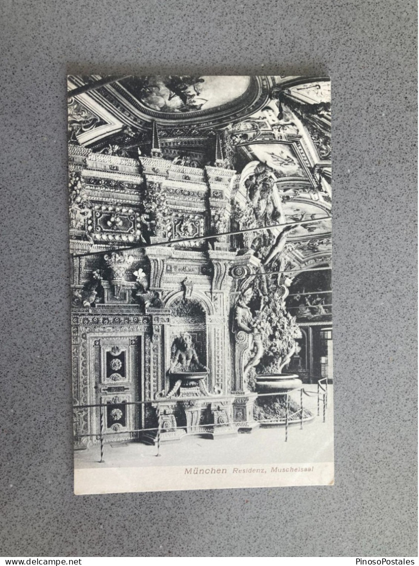 Munchen Residenz, Muschelsaal Carte Postale Postcard - Muenchen